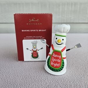 Hallmark Keepsake Ornament 2020 Baking Spirits Bright Snowman Bake Christmas